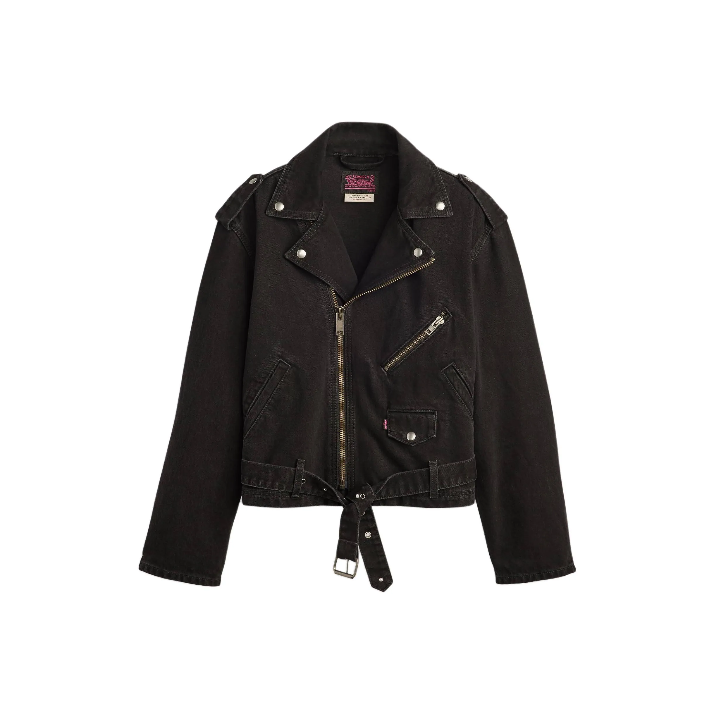 Levis Черный Унисекс Джинсовые Куртки