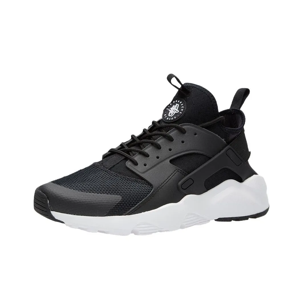 Nike Air Huarache Slip-resistant Abrasion-resistant Low-top Беговые кроссовки Мужские Черные