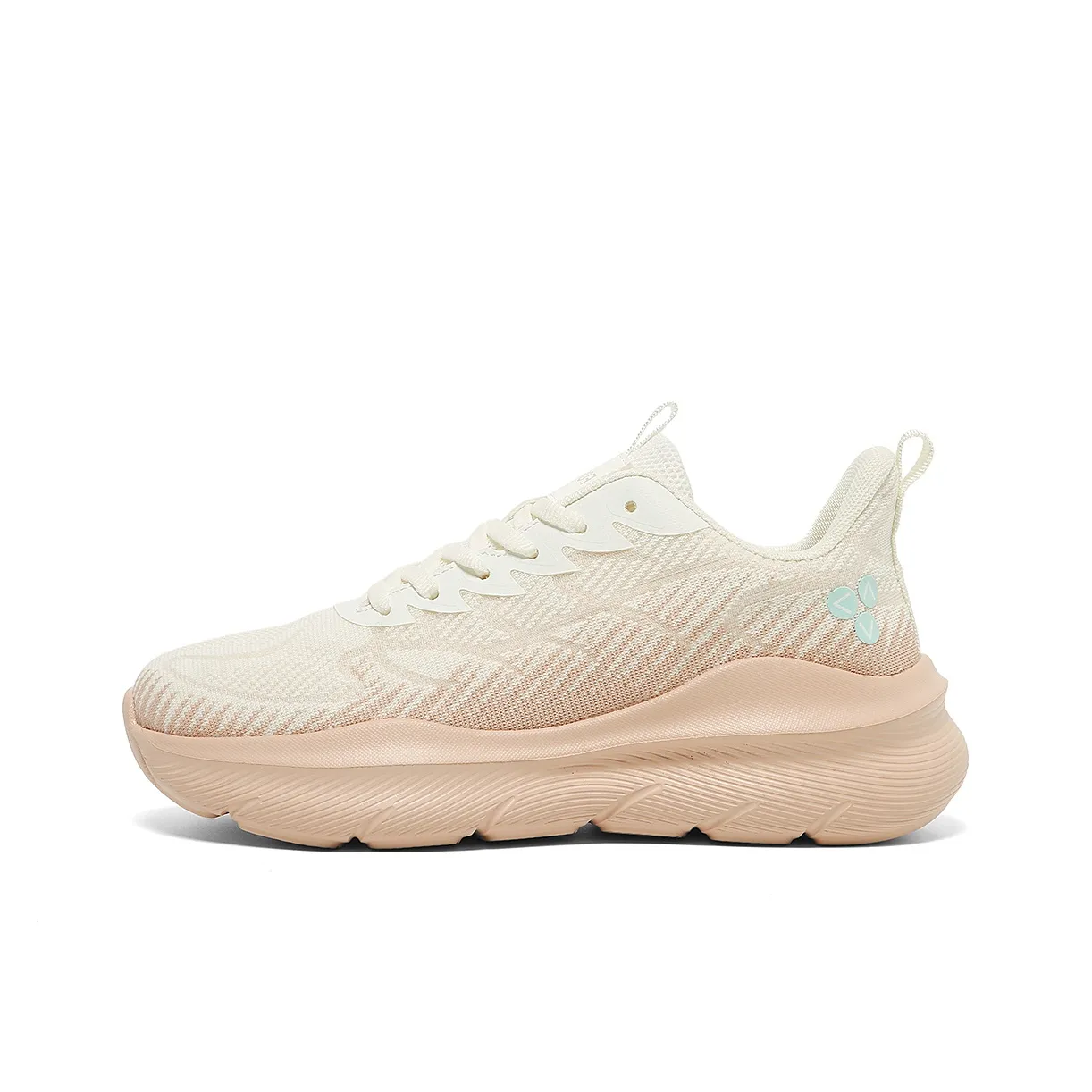 FOREVER 21 Height Increasing Physical Fitness Test & Exam Sprint And Long Distance Running Shoes Women's White Pink