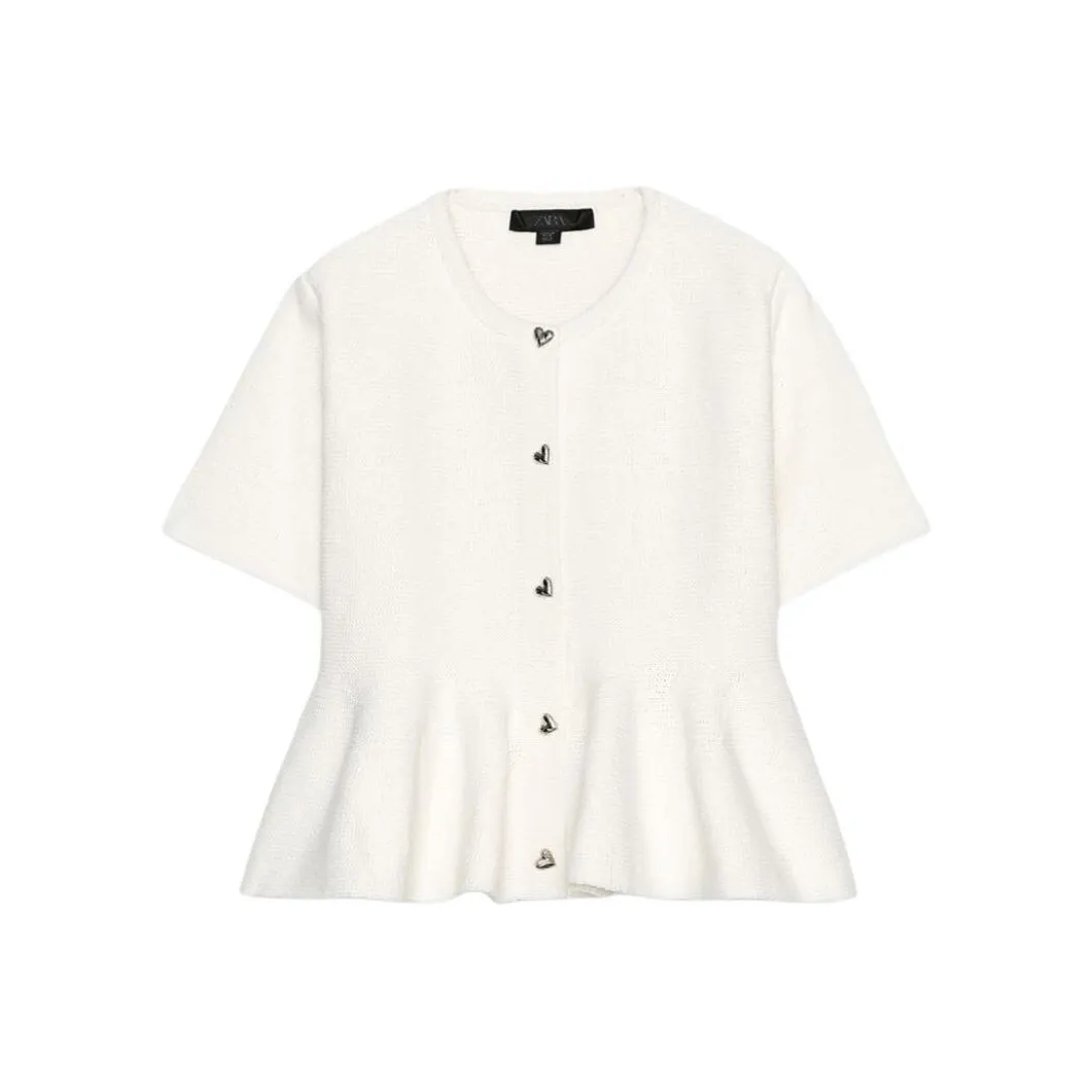 ZARA Jackets Women's White