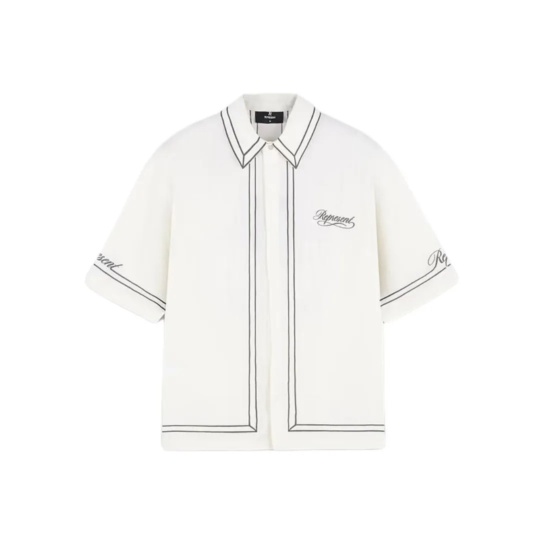 REPRESENT Белая Мужская Рубашка