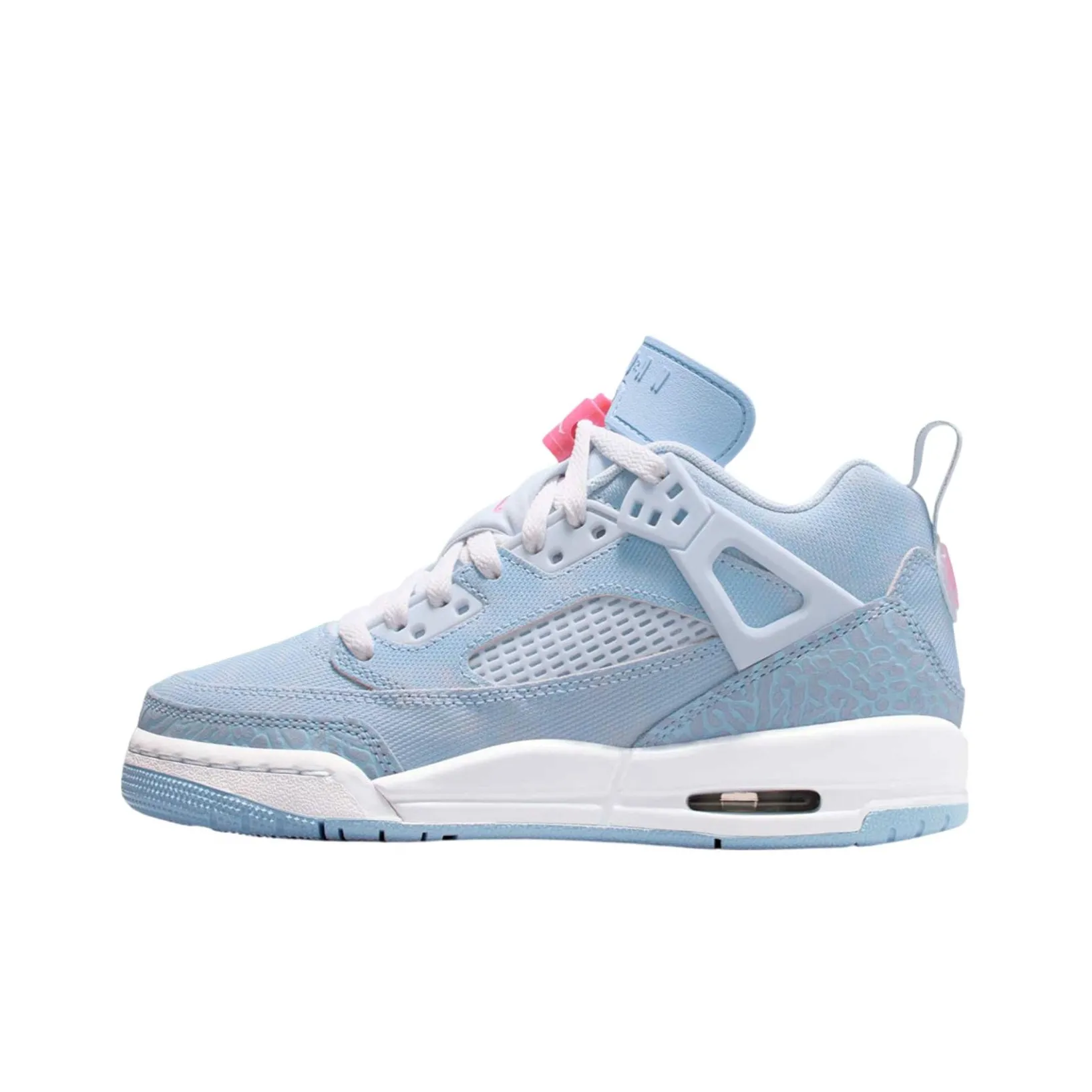 Джордан Spizike Нижняя юбка Устойчивая к истиранию Низкий топ Детские баскетбольные кроссовки Кобальтовый синий Подростки