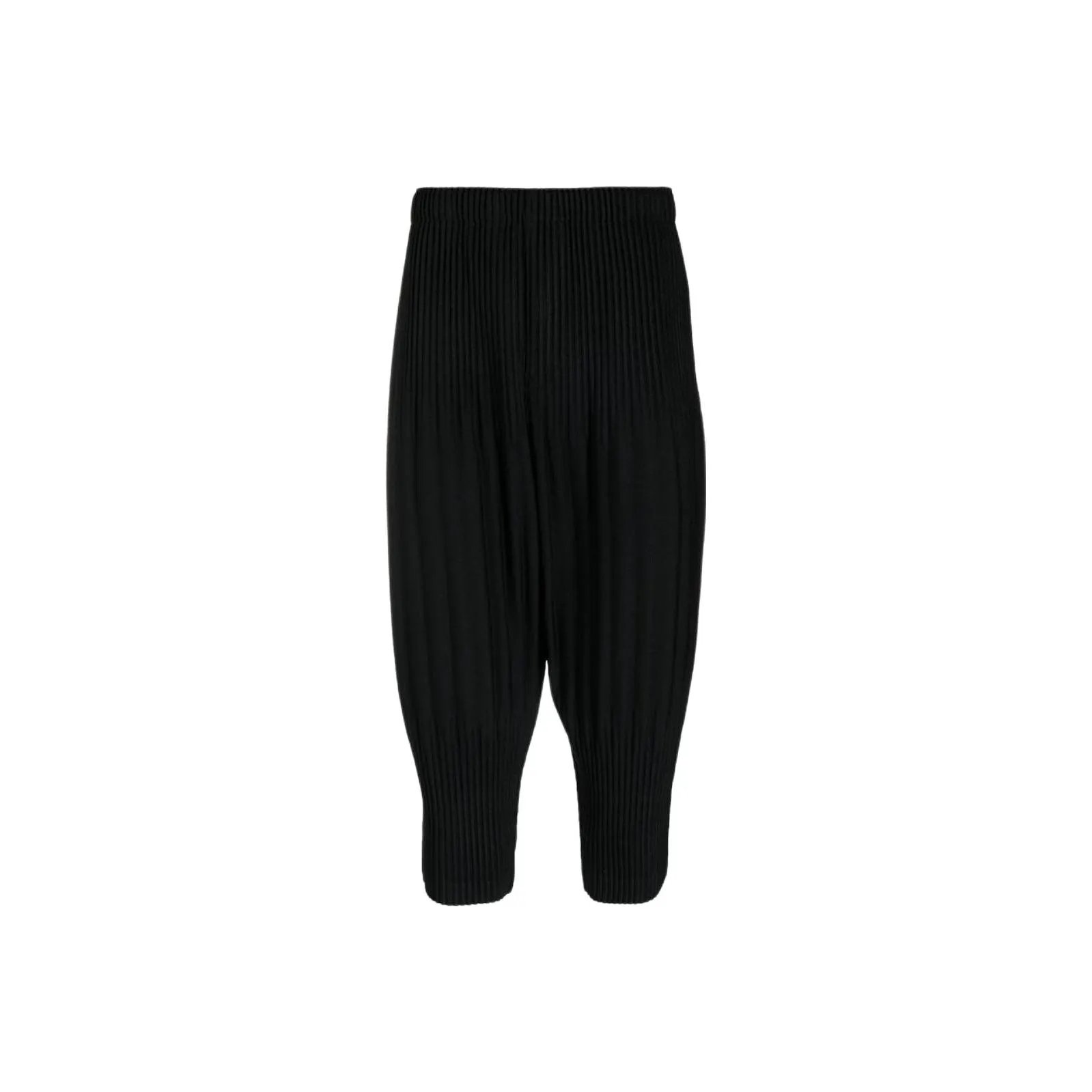 ISSEY MIYAKE Pleated Tapered Cropped Trousers