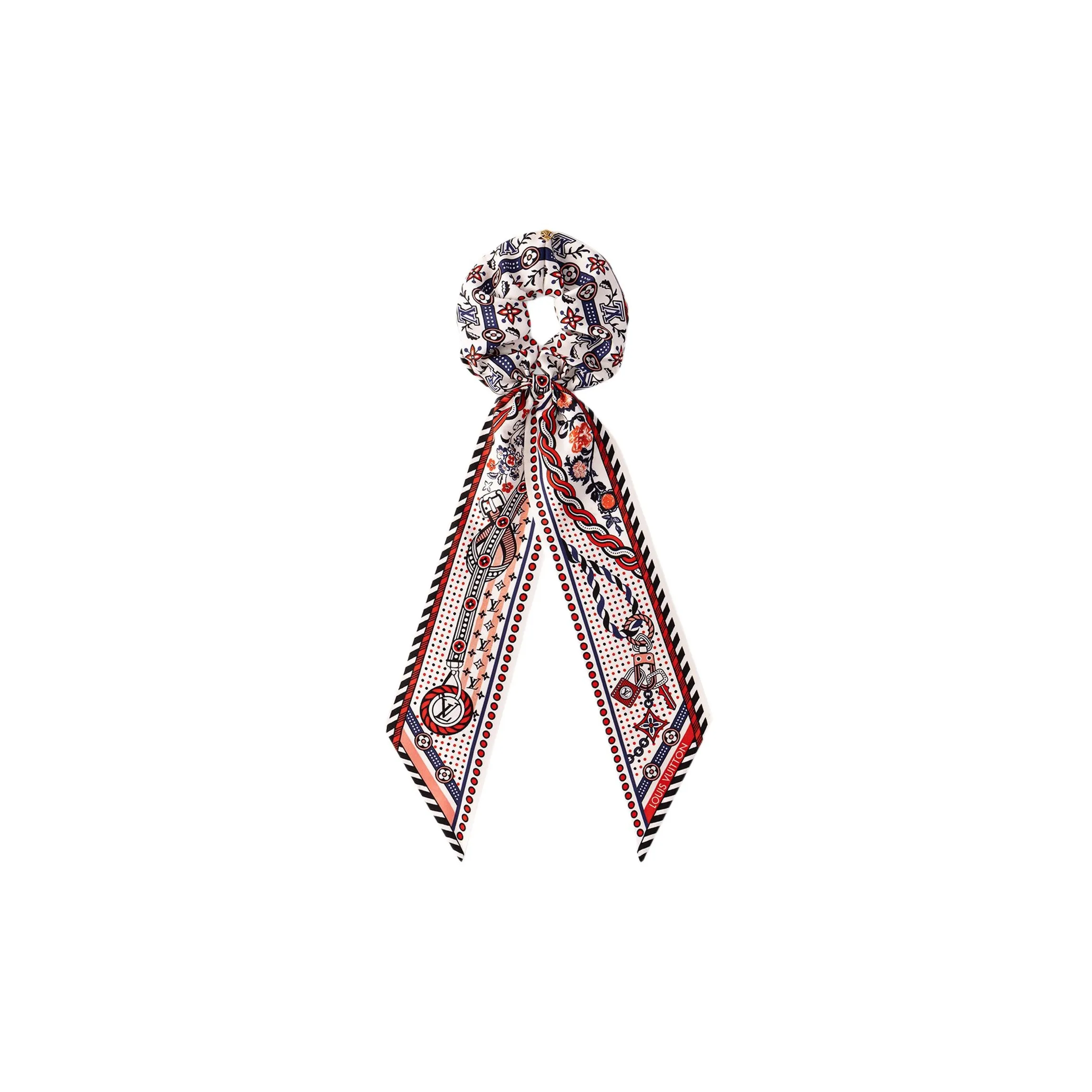 LOUIS VUITTON Mulberry Silk Hair Tie Women's Multicolor