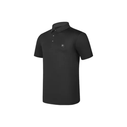 FILA Golf Series Темно-черный Мужское Поло