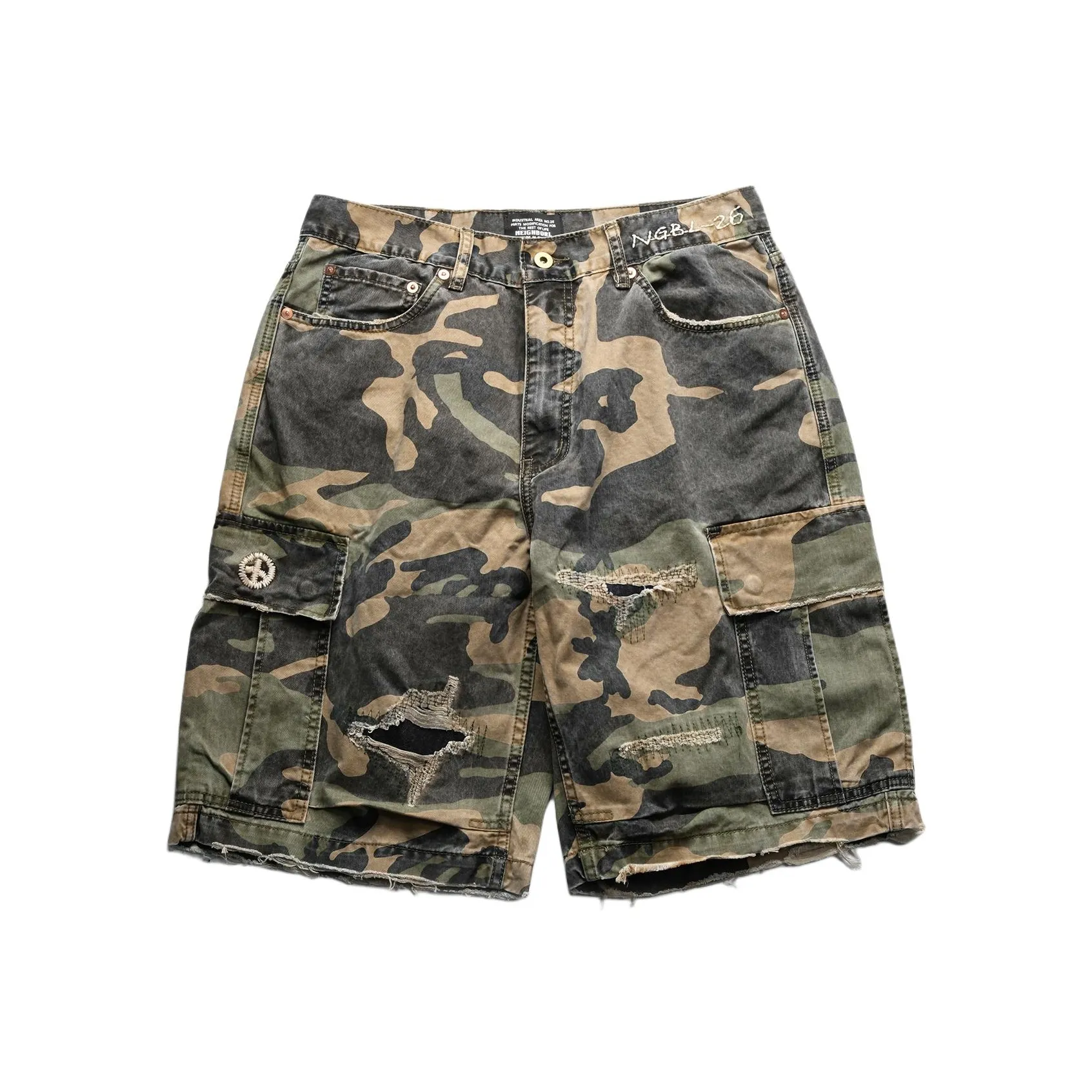 NEIGBORL Камуфляж Унисекс Повседневные шорты