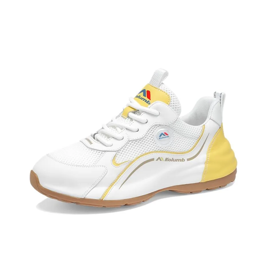 KOLUMB Юбка Резистентная и Дышащая Низкий Топ Кэжуал Женская Белая Желтая