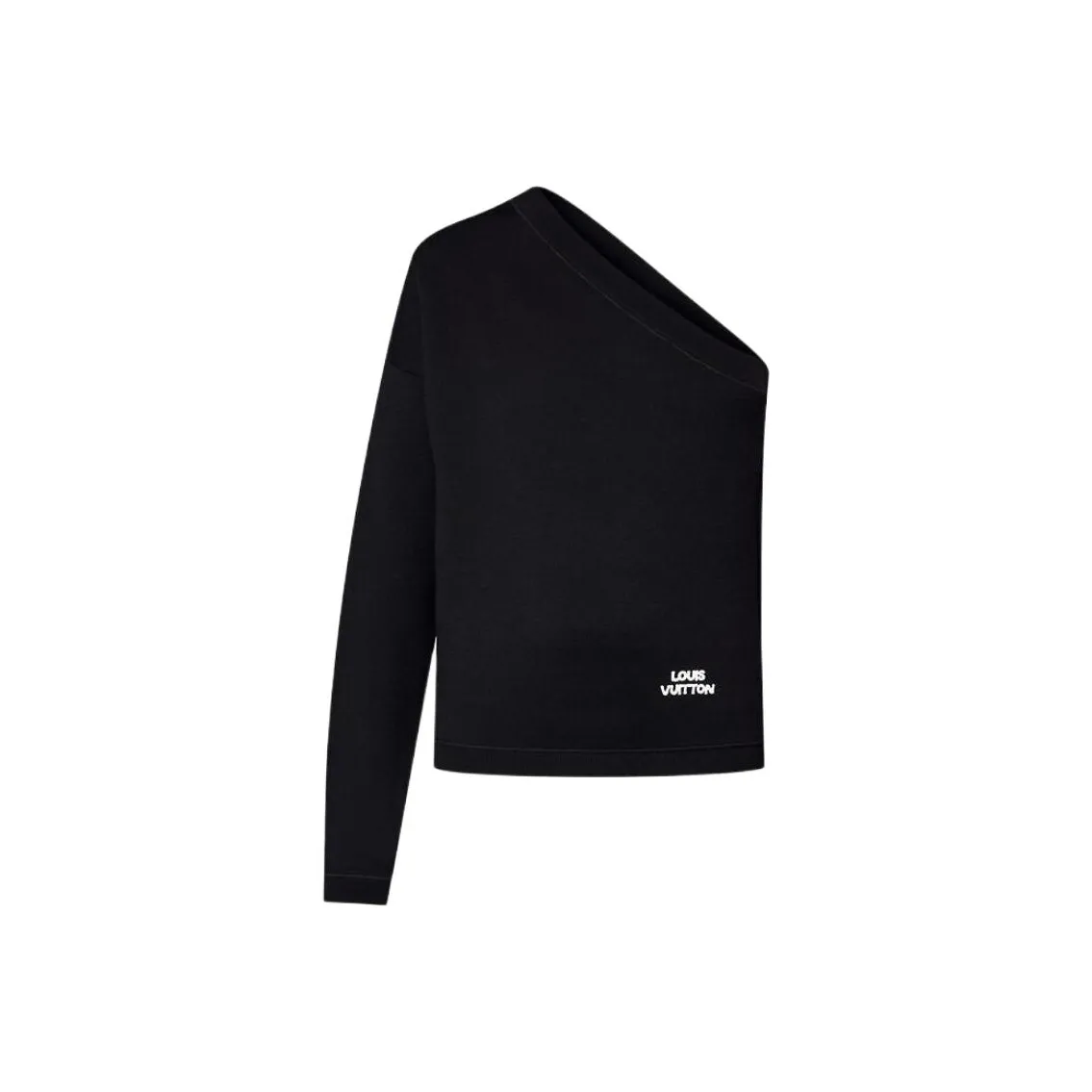 LOUIS VUITTON One Shoulder Technical Knit Pullover