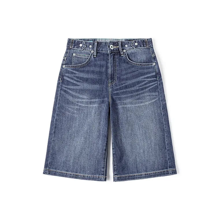 Lee Средне-голубые Женские Джинсовые Шорты