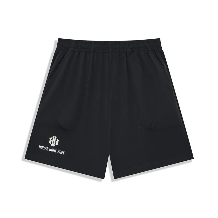XTEP Basketball Collection Casual Shorts Men's Jet Black