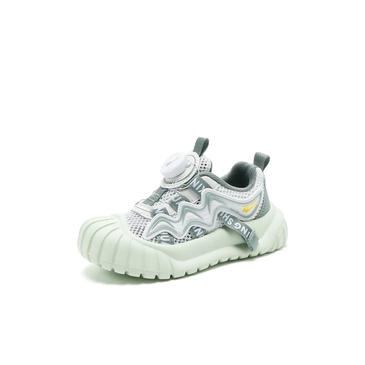 Binary Slip-resistant Abrasion-resistant Breathable Low-top Casual Jelly Green Baby