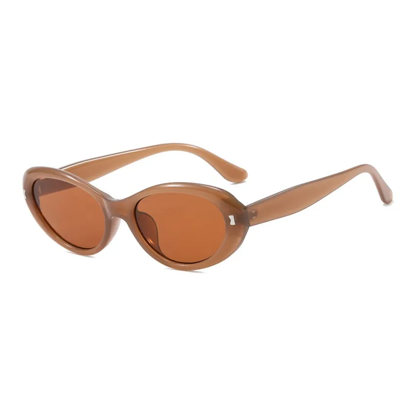 PRETTYALLUSION PC Oval Sunglasses Women's