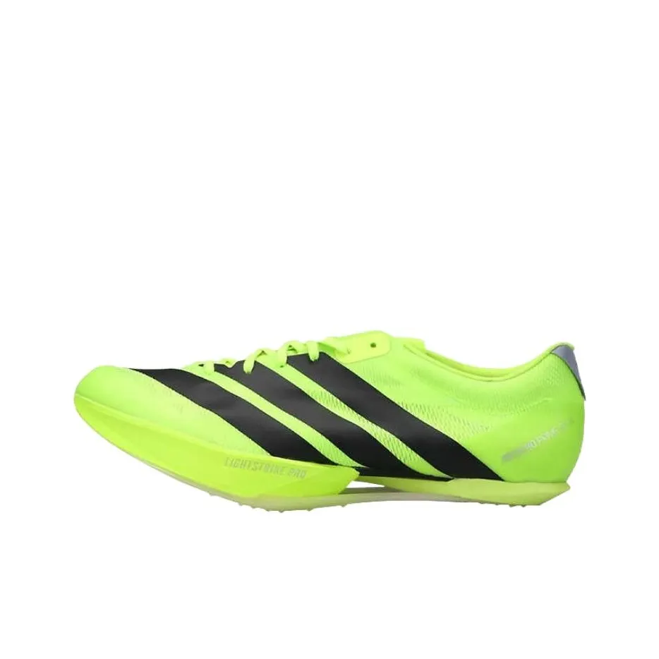 Adidas ADIZERO PRIME SP 4 Abrasion Resistant Low Top Sprint Training Running Shoes Men's Yellow Black