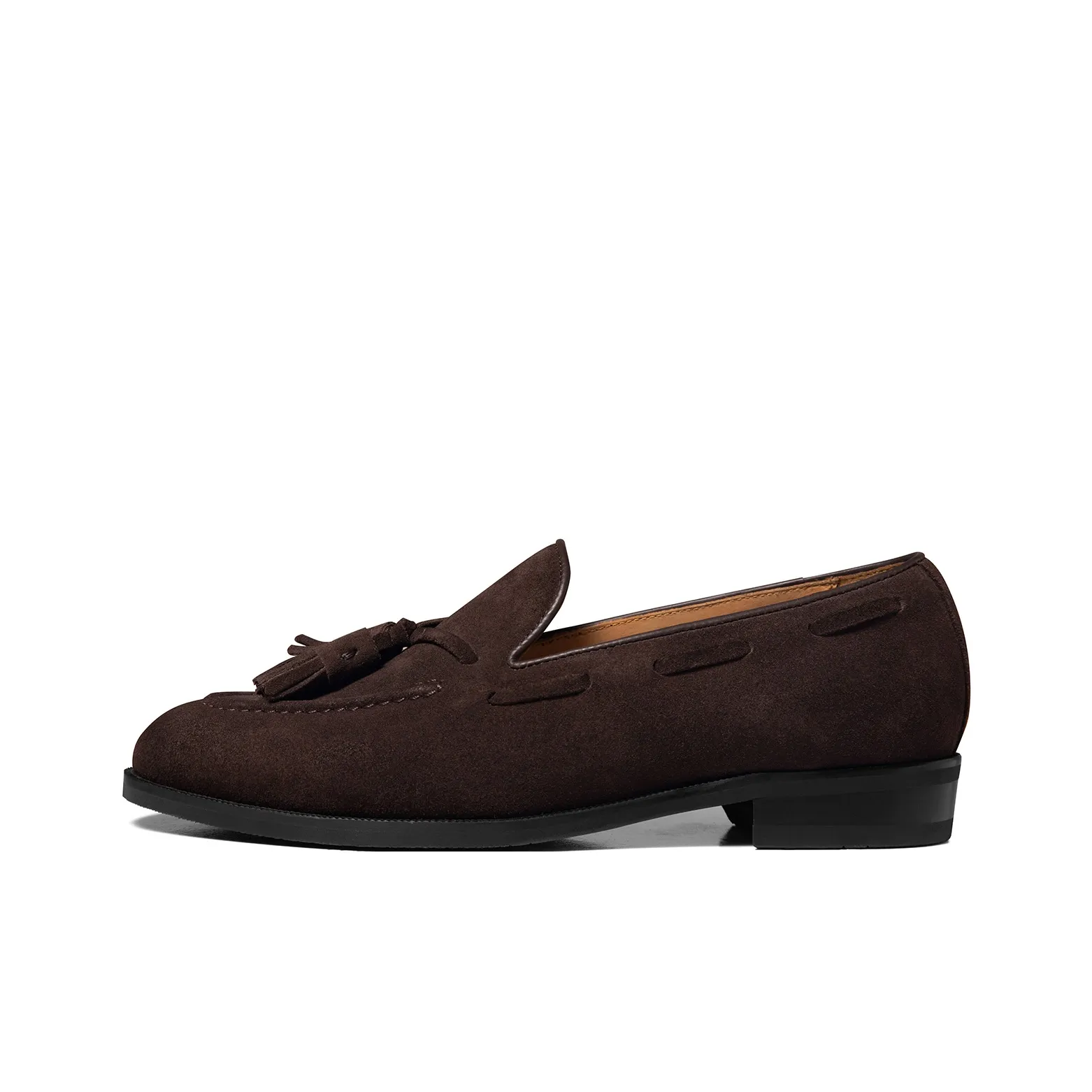THOM WILLS Fashionable, Versatile, Casual, Comfortable Slip on Loafers Women's Dark Coffee