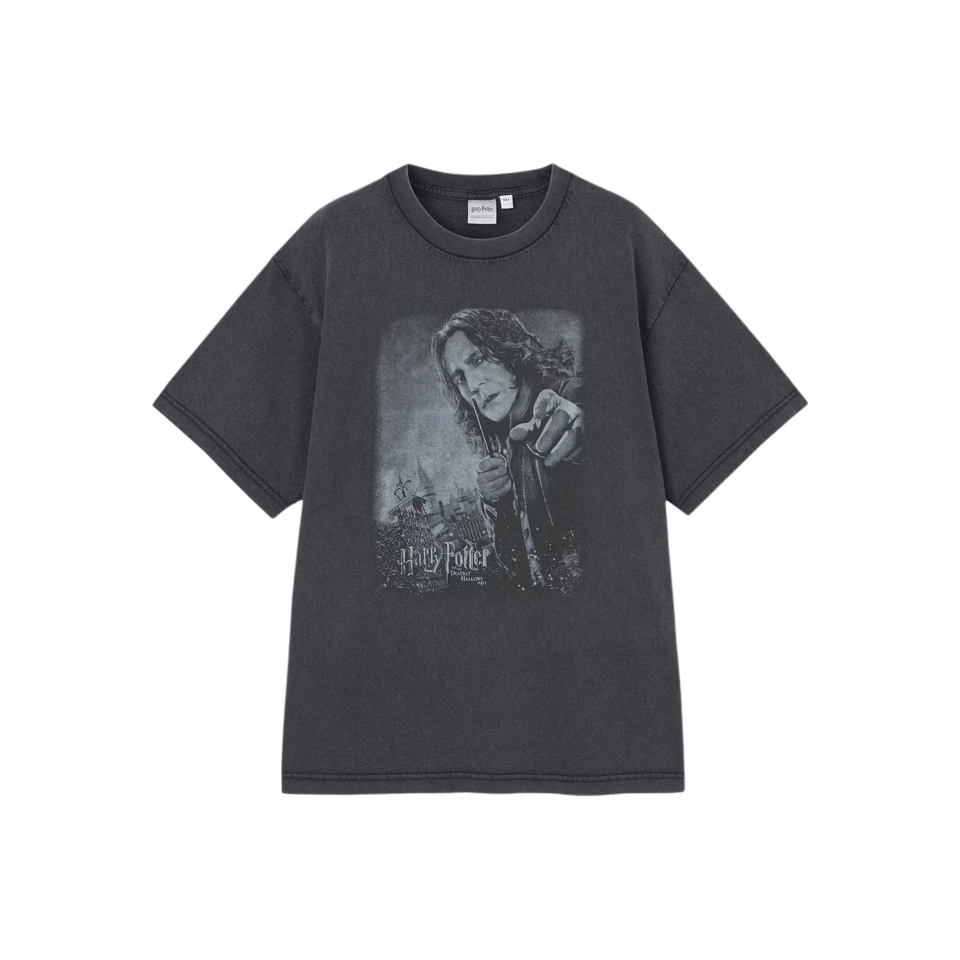 GU Гарри Поттер Co Бренд Темно-серая Унисекс Футболка