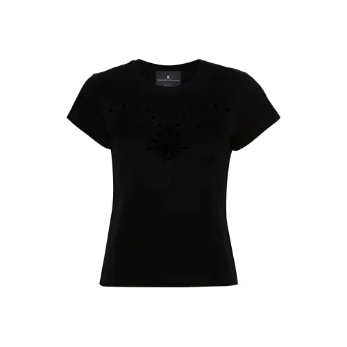 ERMANNO SCERVINO Черные Женские Т-рубашки