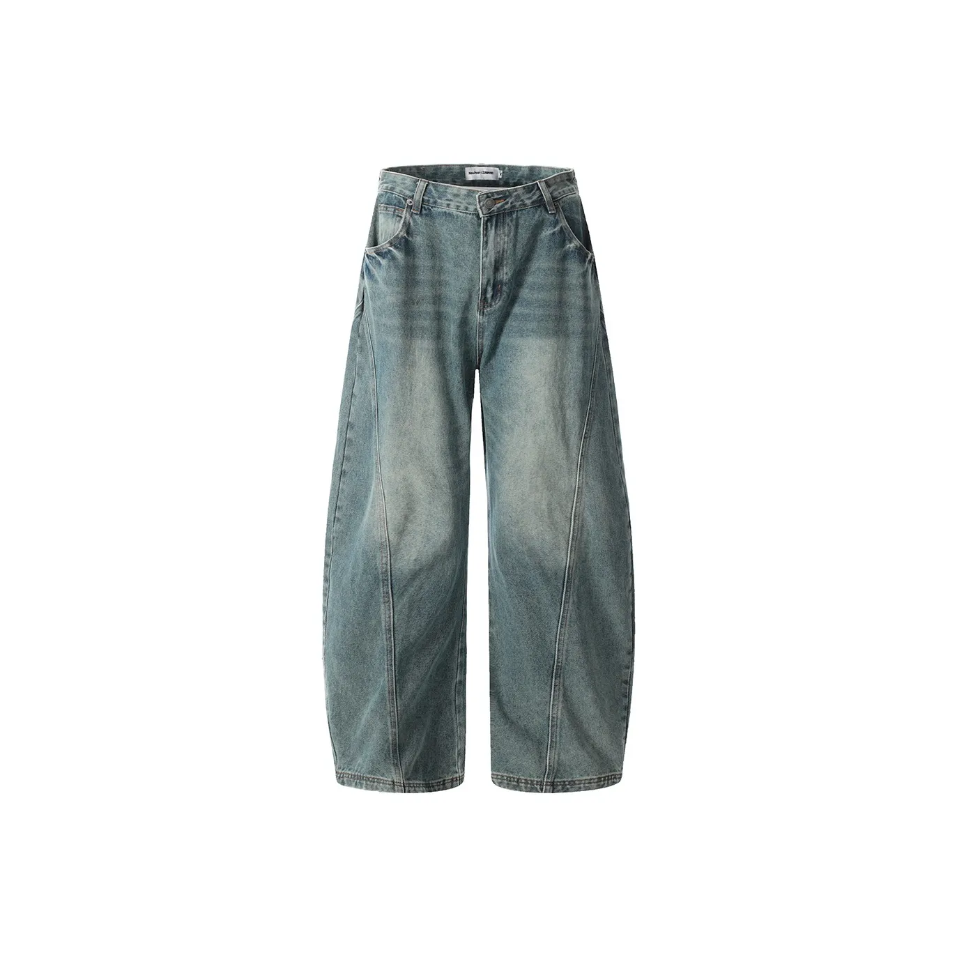 NewJnxs Повседневные брюки Унисекс Винтажный синий