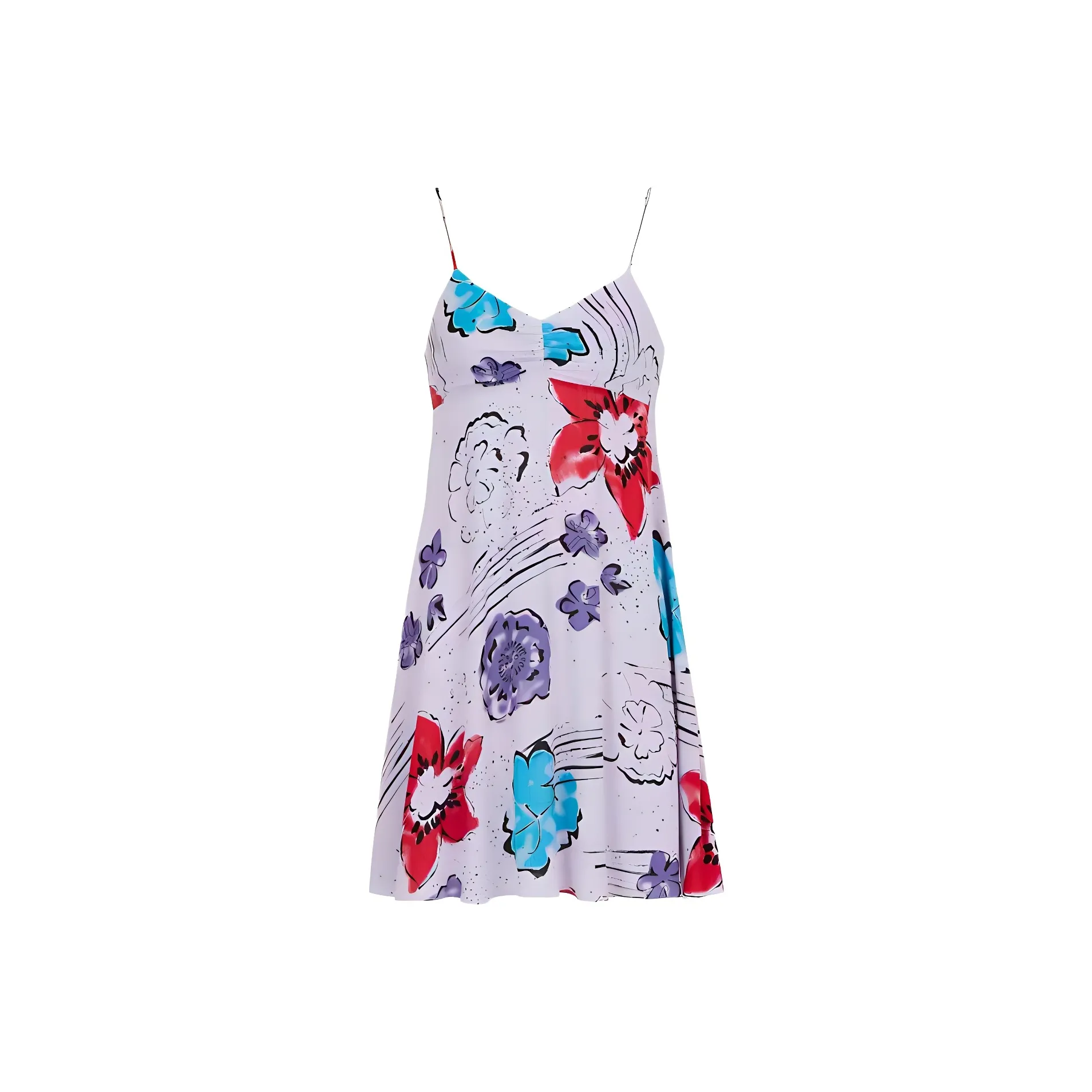 ARMANI EXCHANGEAE SS22 Без рукавов Платье Женское Фиолетовое