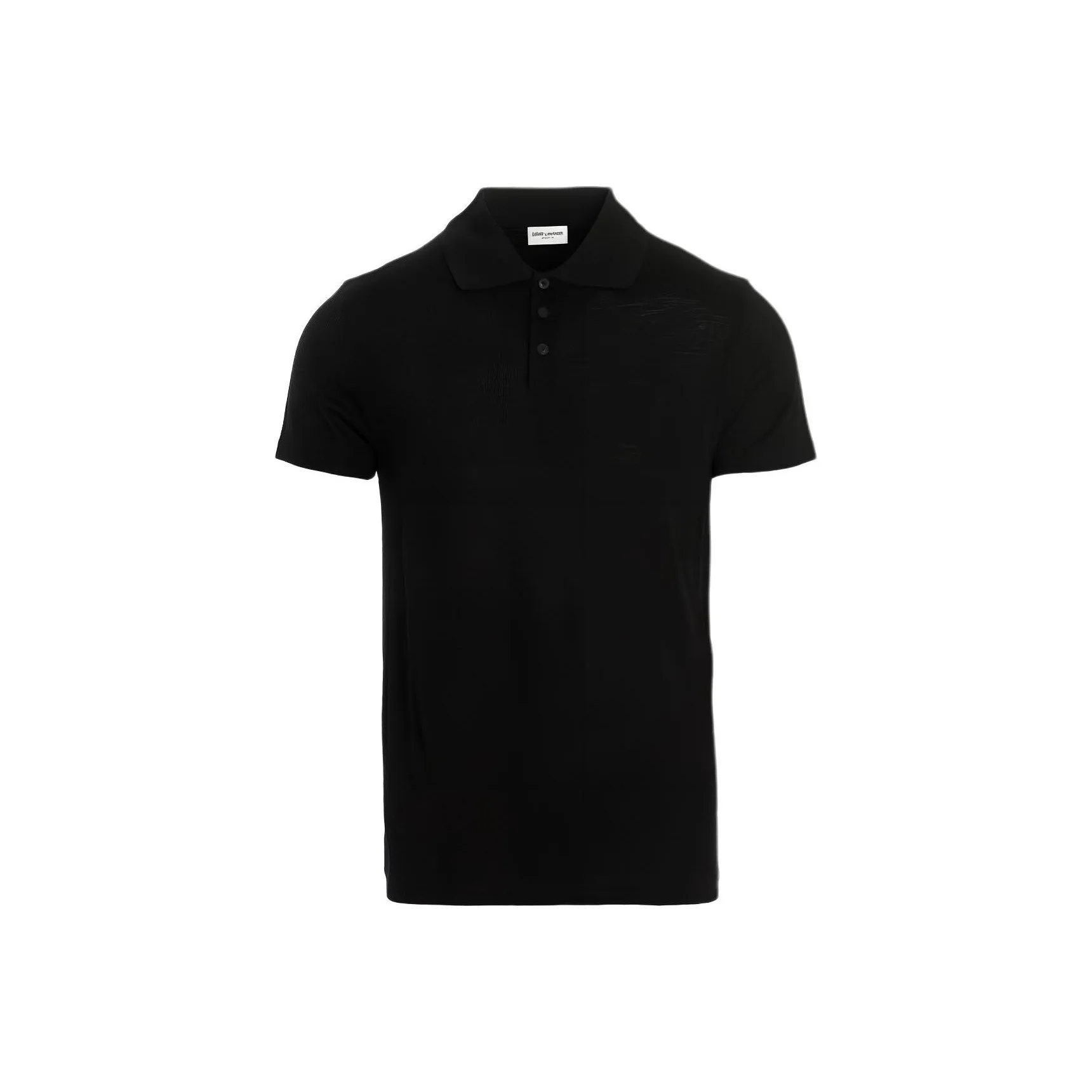 SAINT LAURENT Поло Мужское Черное