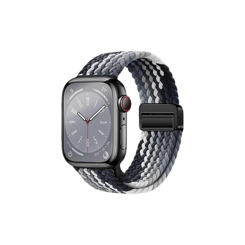 First Guard Compatibility Apple IWatch Series 10/S9/S8/S7/SE Strap Apple Compatibility Watch Band 225mm Nylon Material