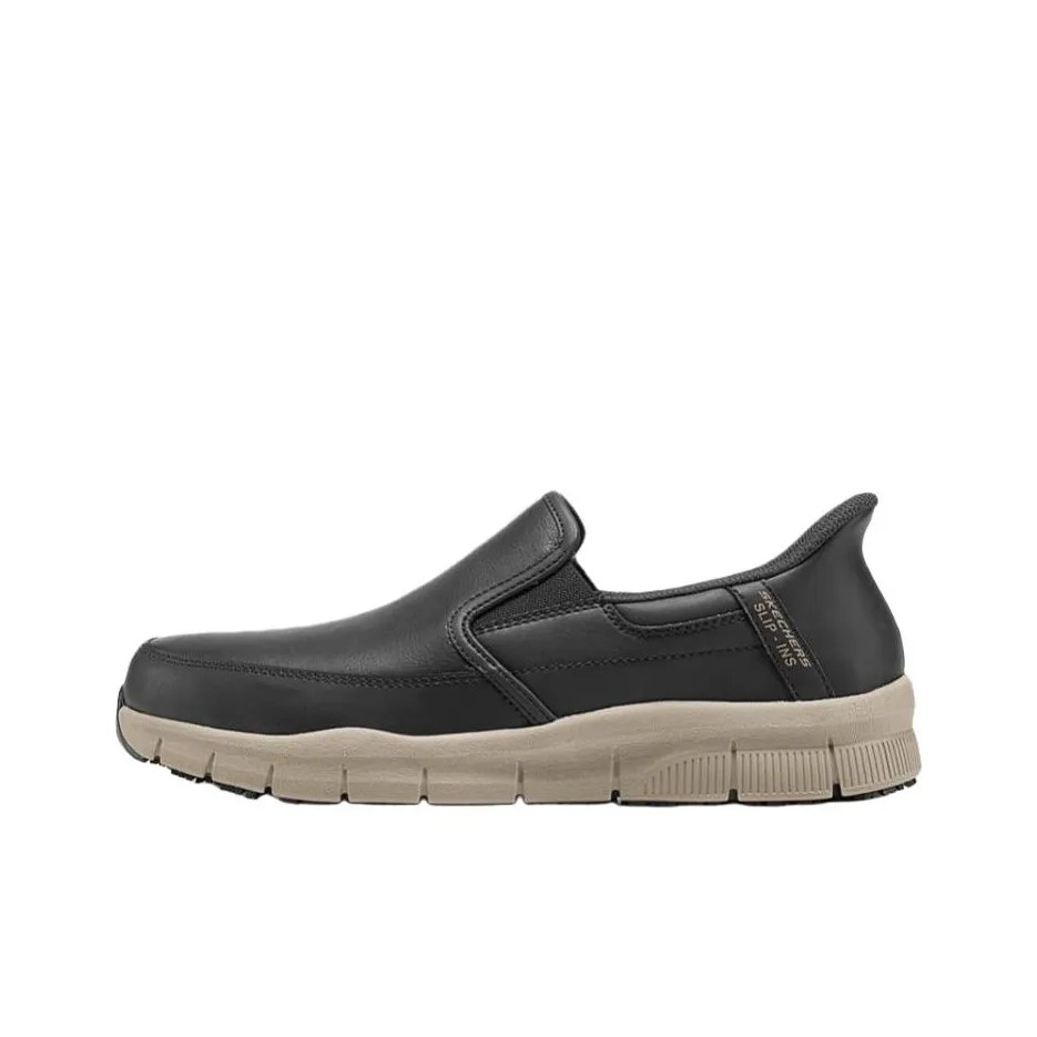 Skechers Slip On Casual Low Top Casual Shoes Men's Black
