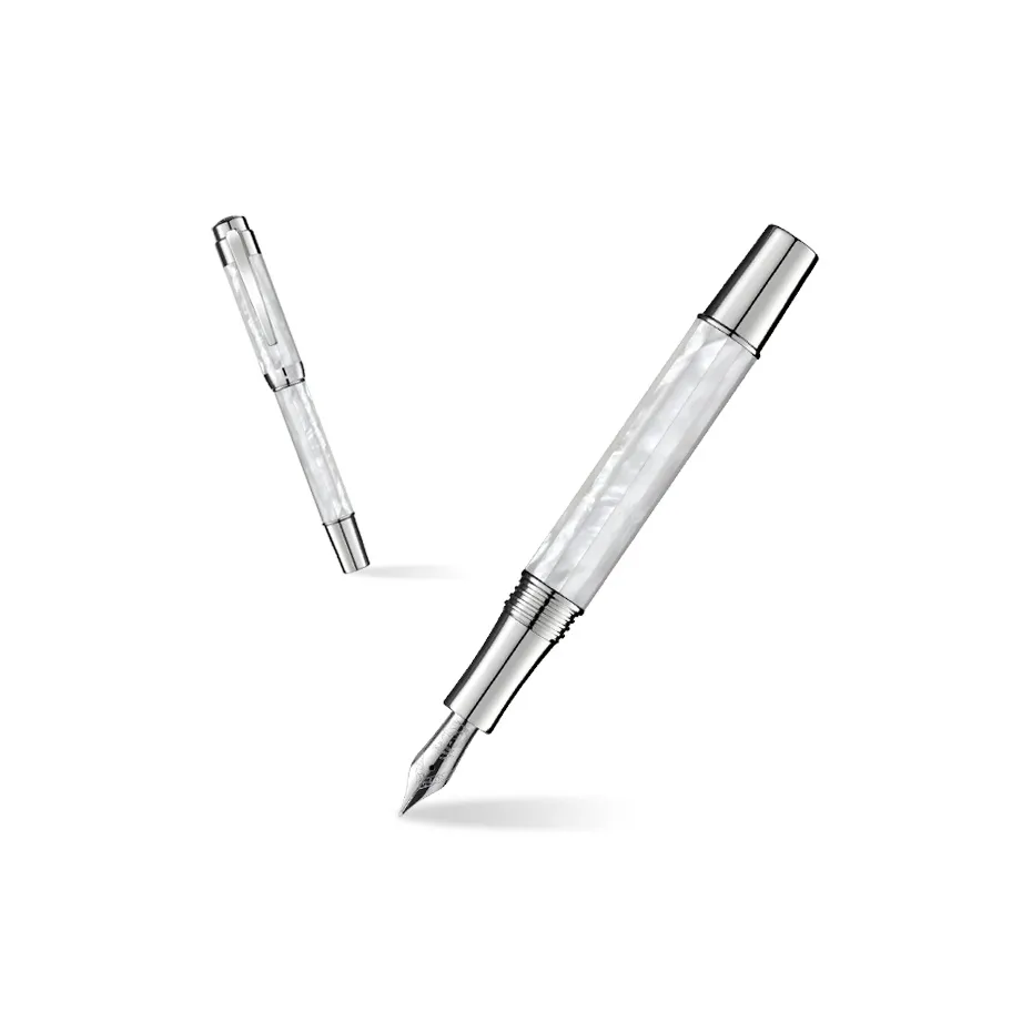 Laban Mother Of Pearl Glacier White Collection Pens