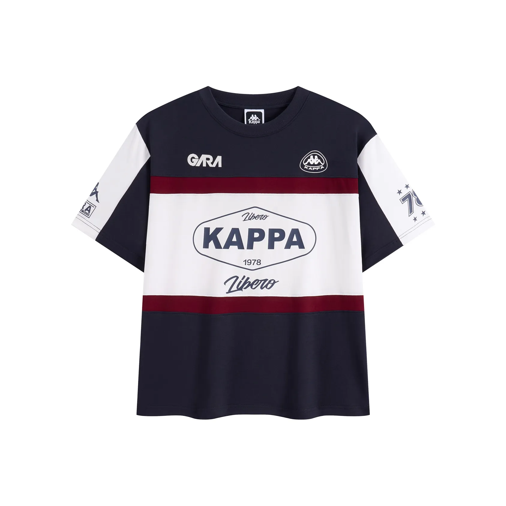 KAPPA 1916 Series T-Shirt Унисекс Midnight Blue