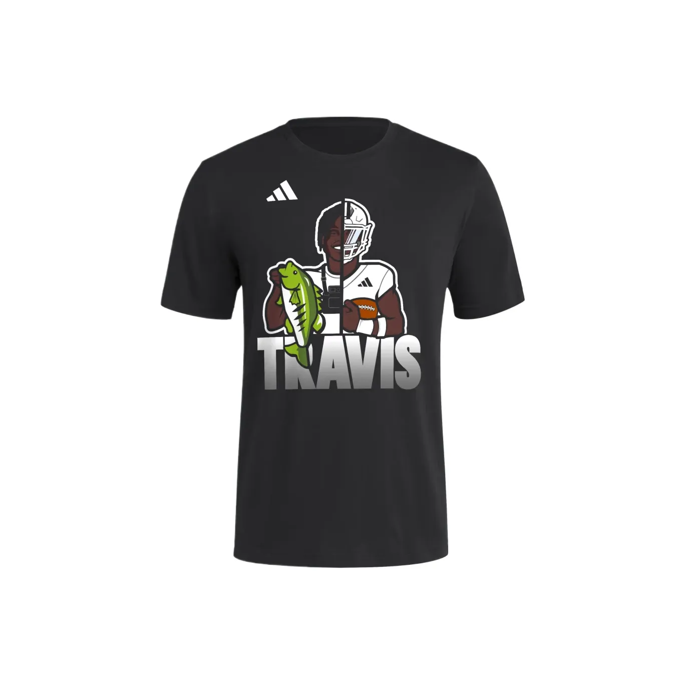 Adidas Free Shipping With AdiClub Travis Hunter Dual Threat Tee
