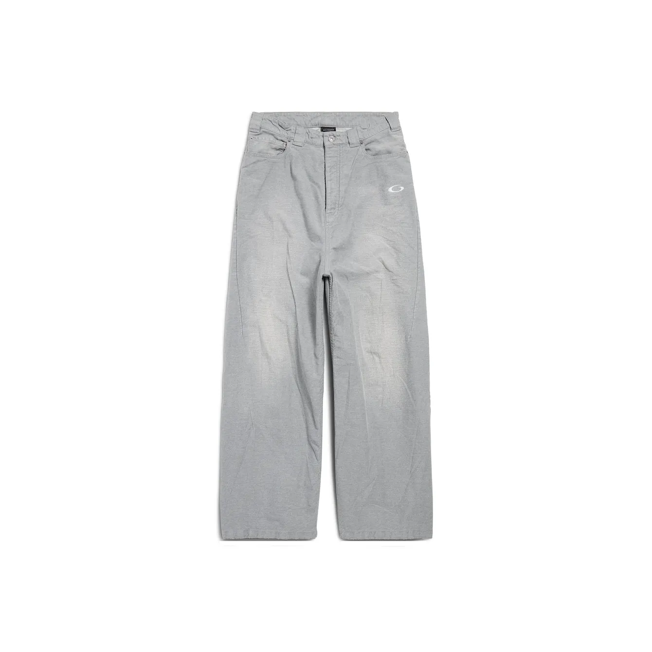 Balenciaga FW25 Casual Pants Loose Fit Men's Gray