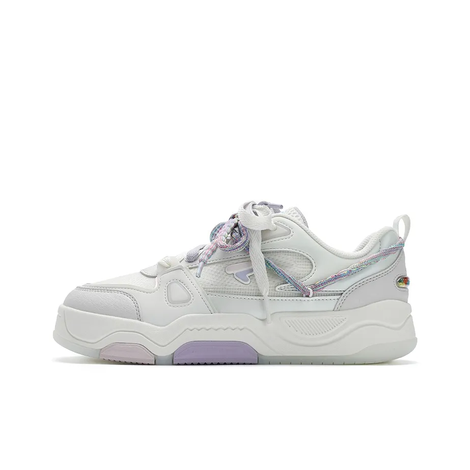 FILA FUSION BANK III Low Top Skateboard Shoes Women's White