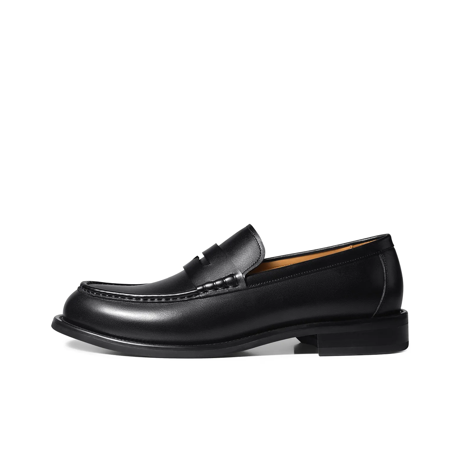 THOM WILLS Business Commute Versatile Slip on Casual free Shoes Men's Black
