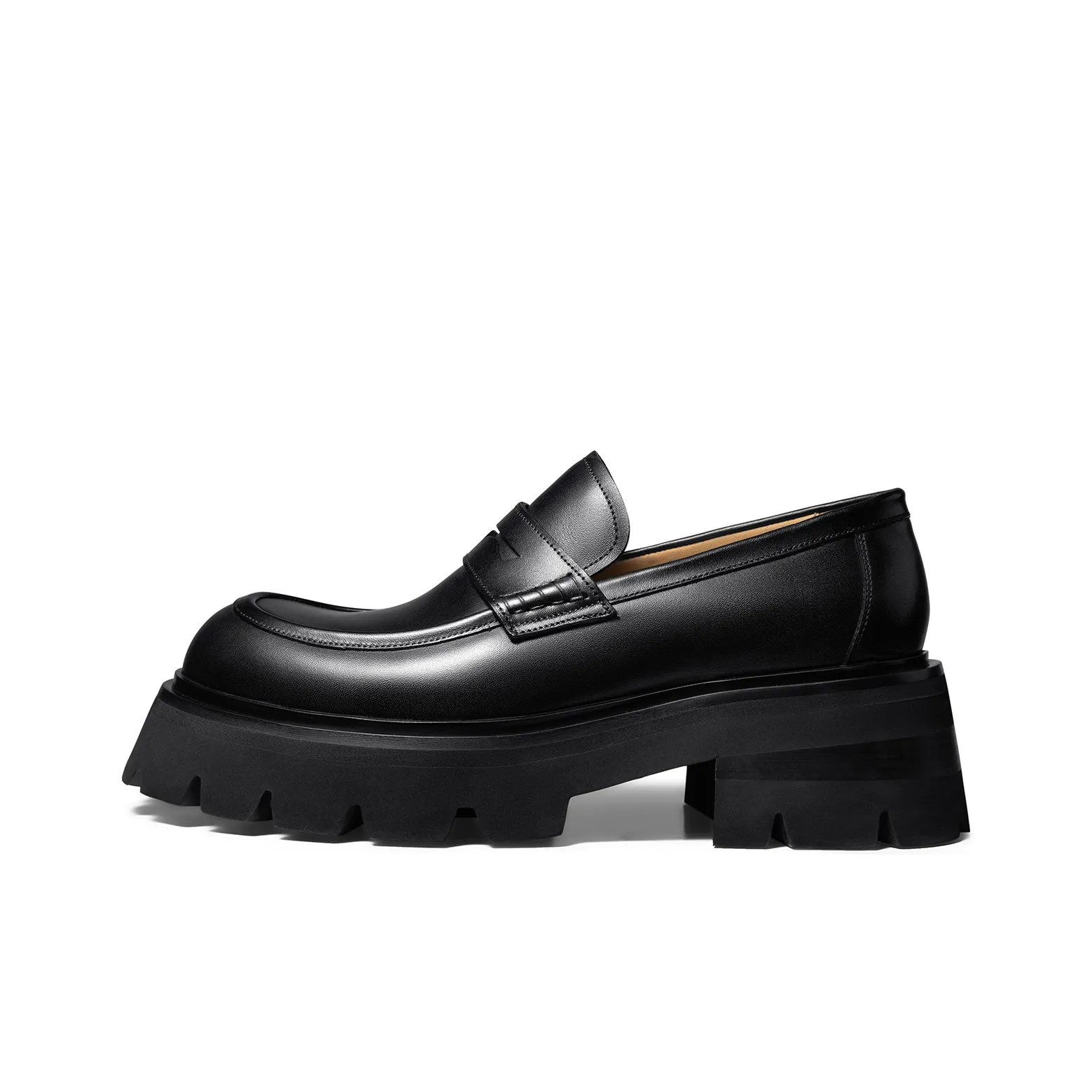 THOM WILLS Британский стиль Повседневный Универсальный Slip On Лоферы Мужской Черный