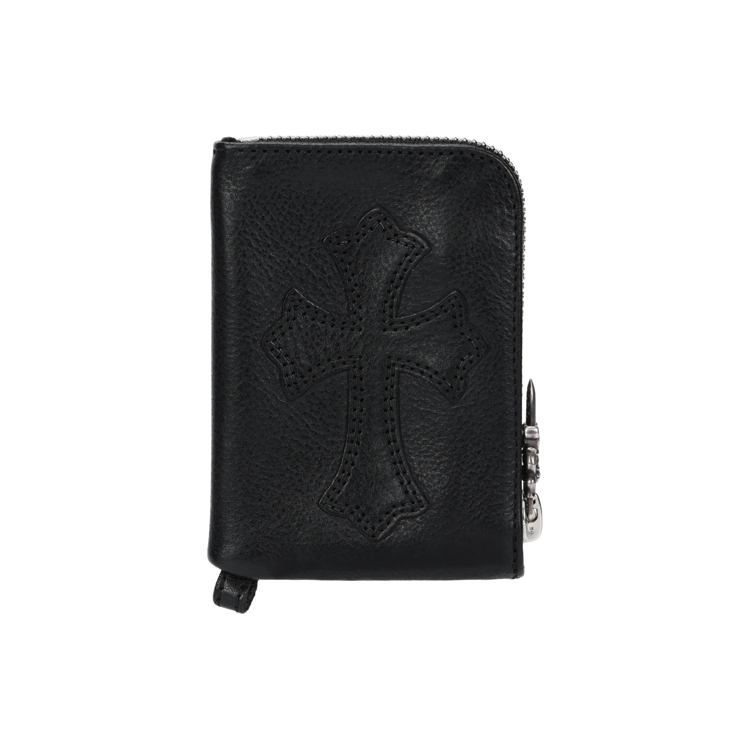 Chrome Hearts Leather Wallet Men's Black
