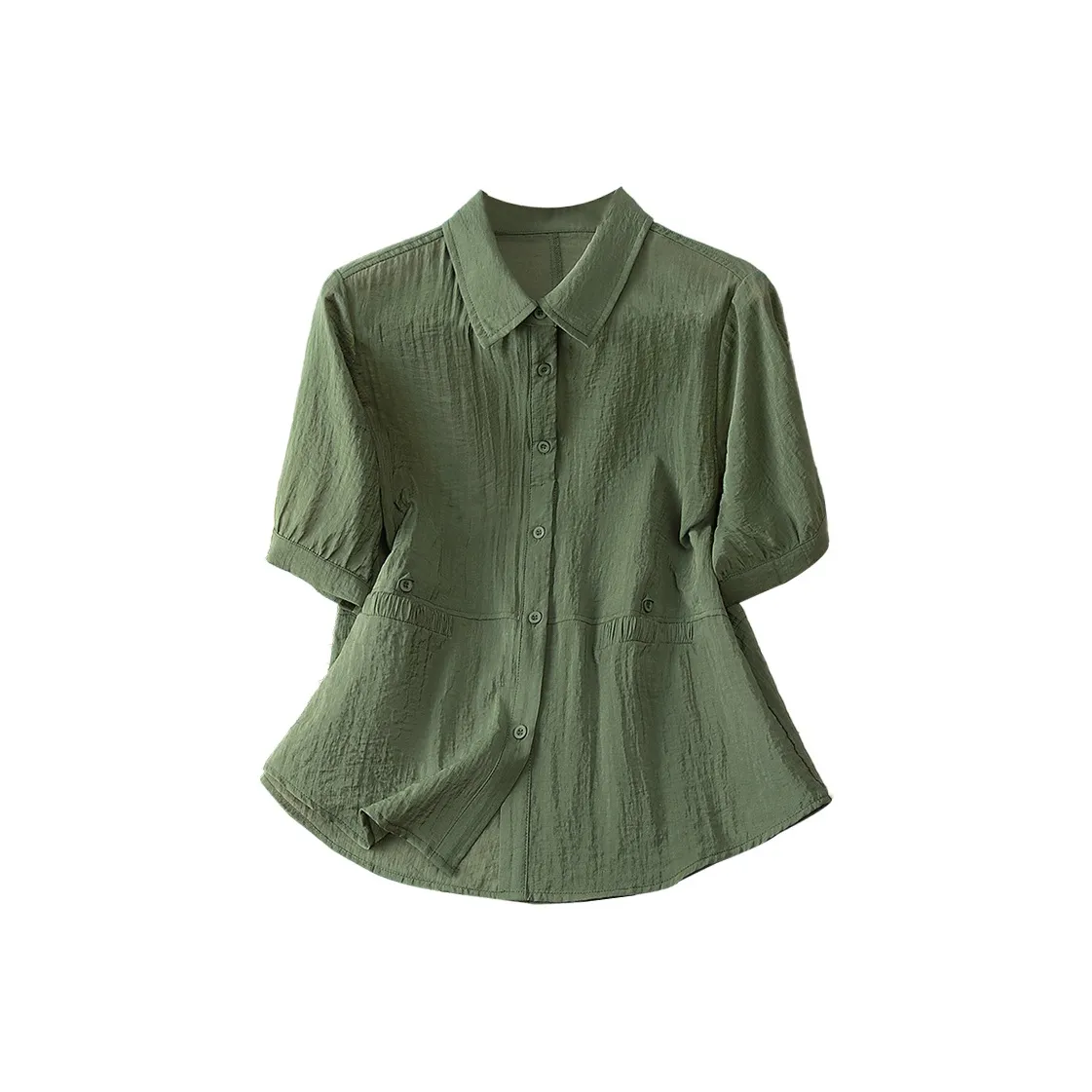 Cypress House Армейский зеленый Женские Рубашки