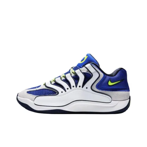NIKE KD 18 Баскетбольные кроссовки Низкие Белый и синий цвет Мужские