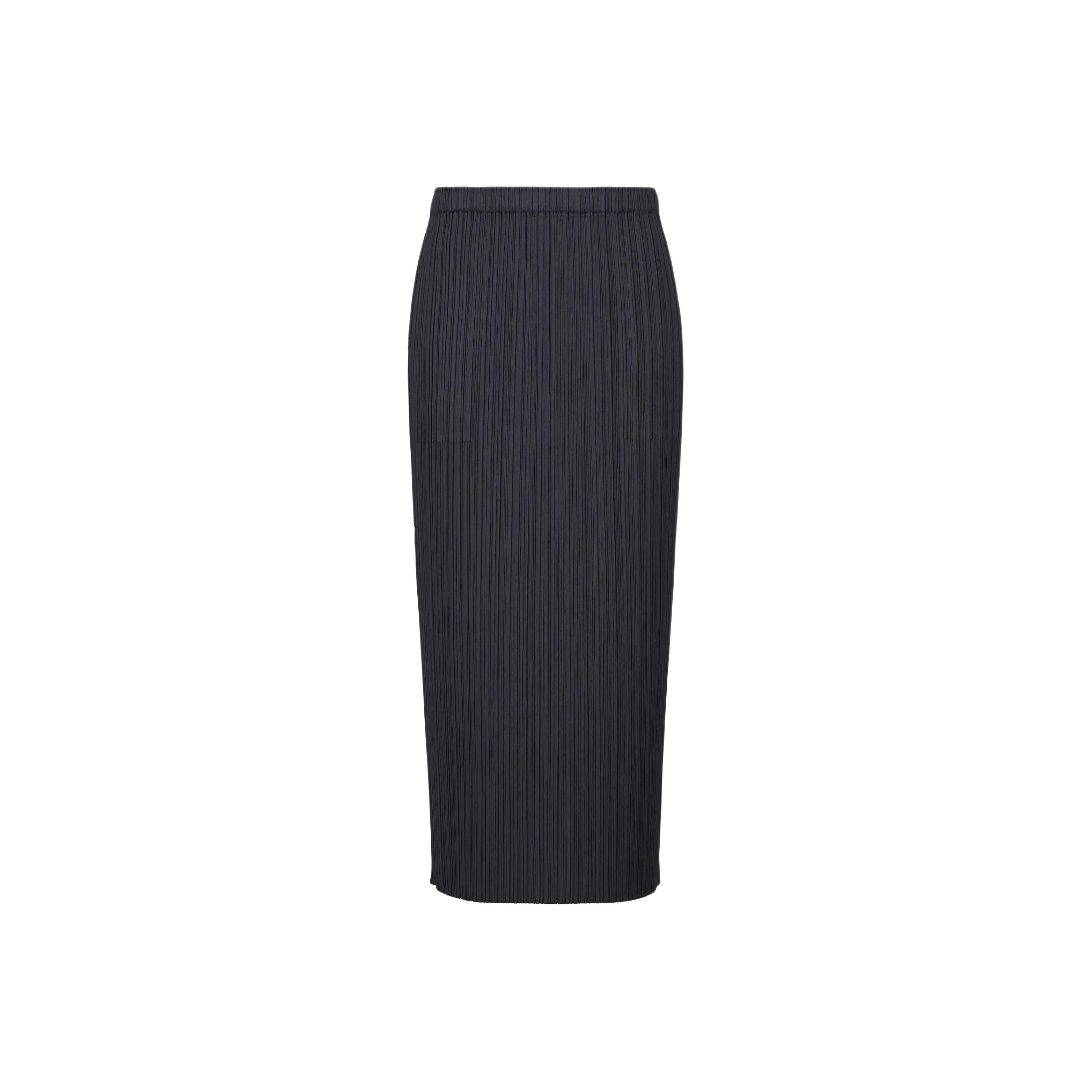 PLEATS PLEASE ISSEY MIYAKE Повседневный Длинный Юбка Женская Морской Синий