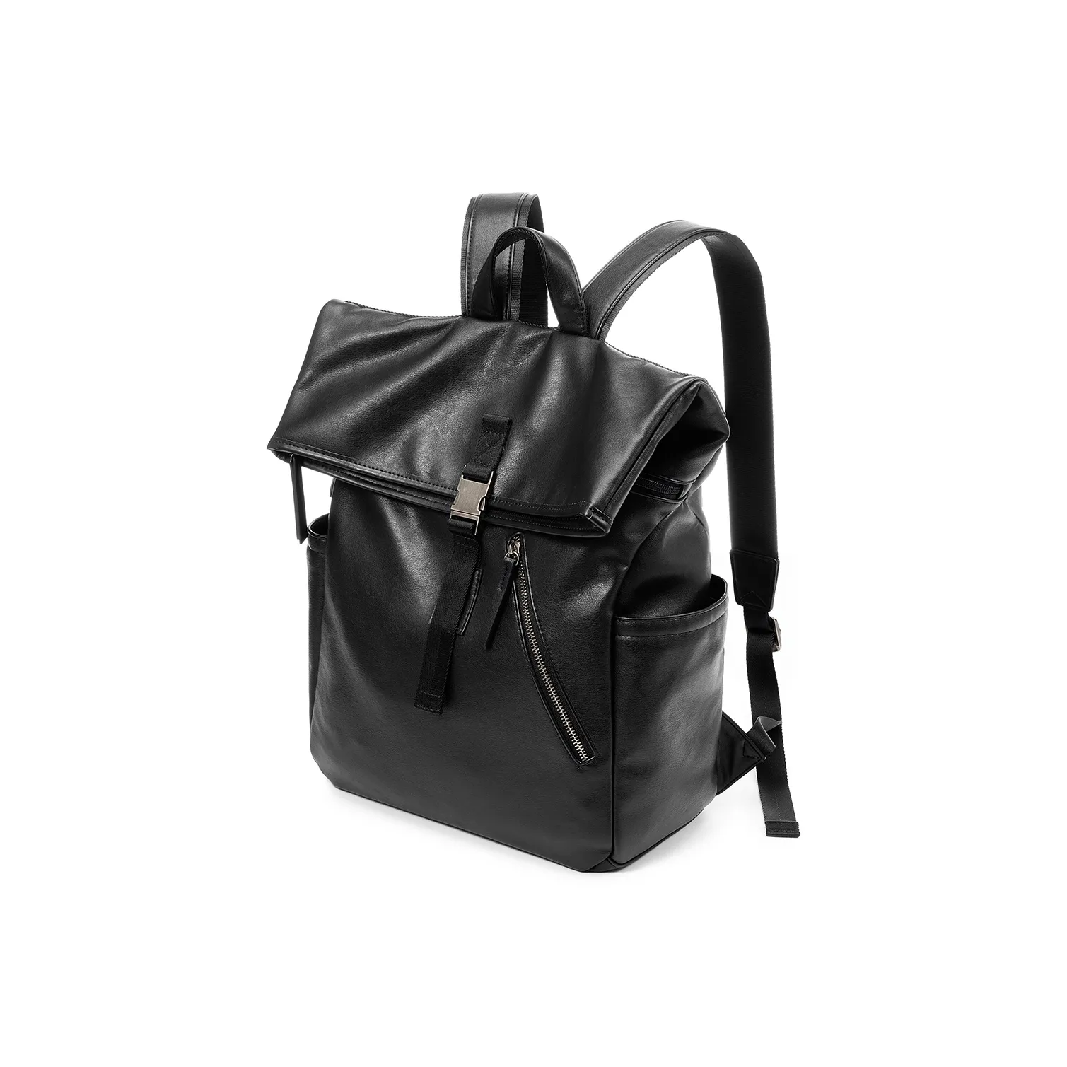 Yawei Kuroda ПУ (полиуретан) Yao Платина Рюкзак Большой Унисекс Черный