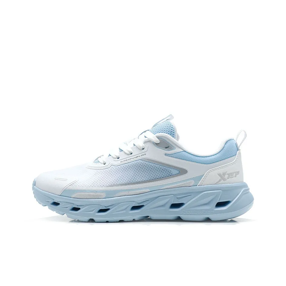 XTEP Амортизация и Дышащий Низкий Топ Уличная Обувь Мужская Классическая Белая Рябь Синий