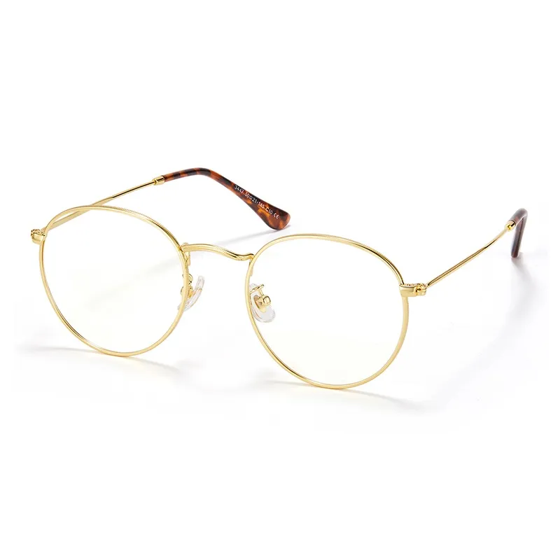 MUYKUY Металл Круглые Оправы для очков Унисекс