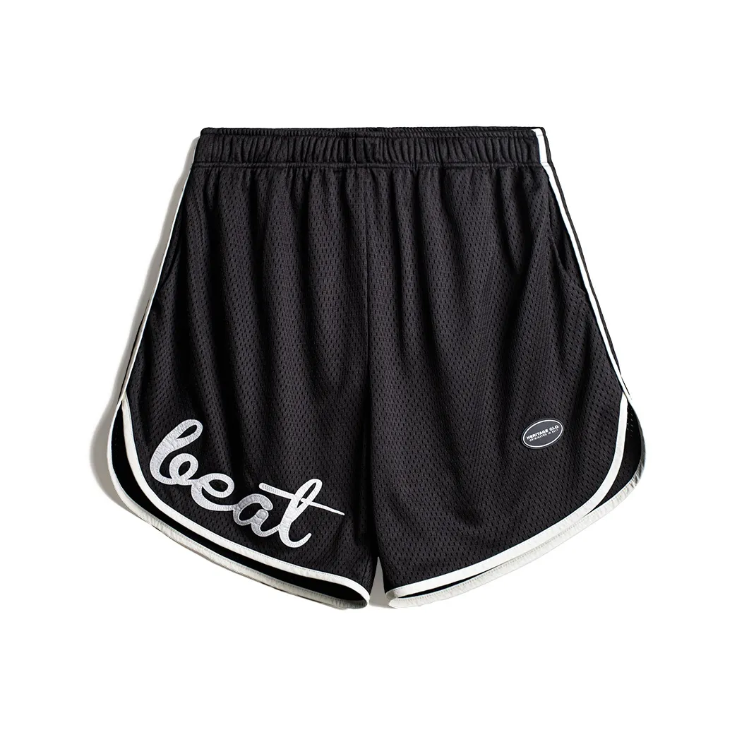 MADEN Casual Shorts Men Tranquil Black, Loose Fit Runs Large
