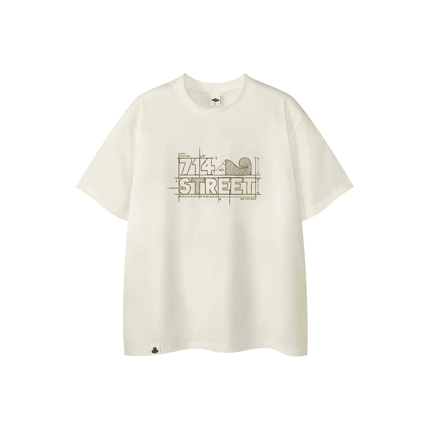 714STREET Полуполые 100% хлопок дружественный к коже удобный повседневный универсальный короткие рукава рубашки унисекс