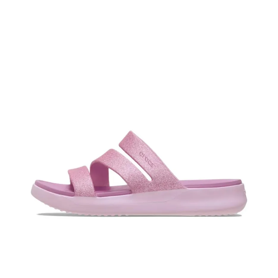 Crocs Slide Slippers Women's Milk Pink