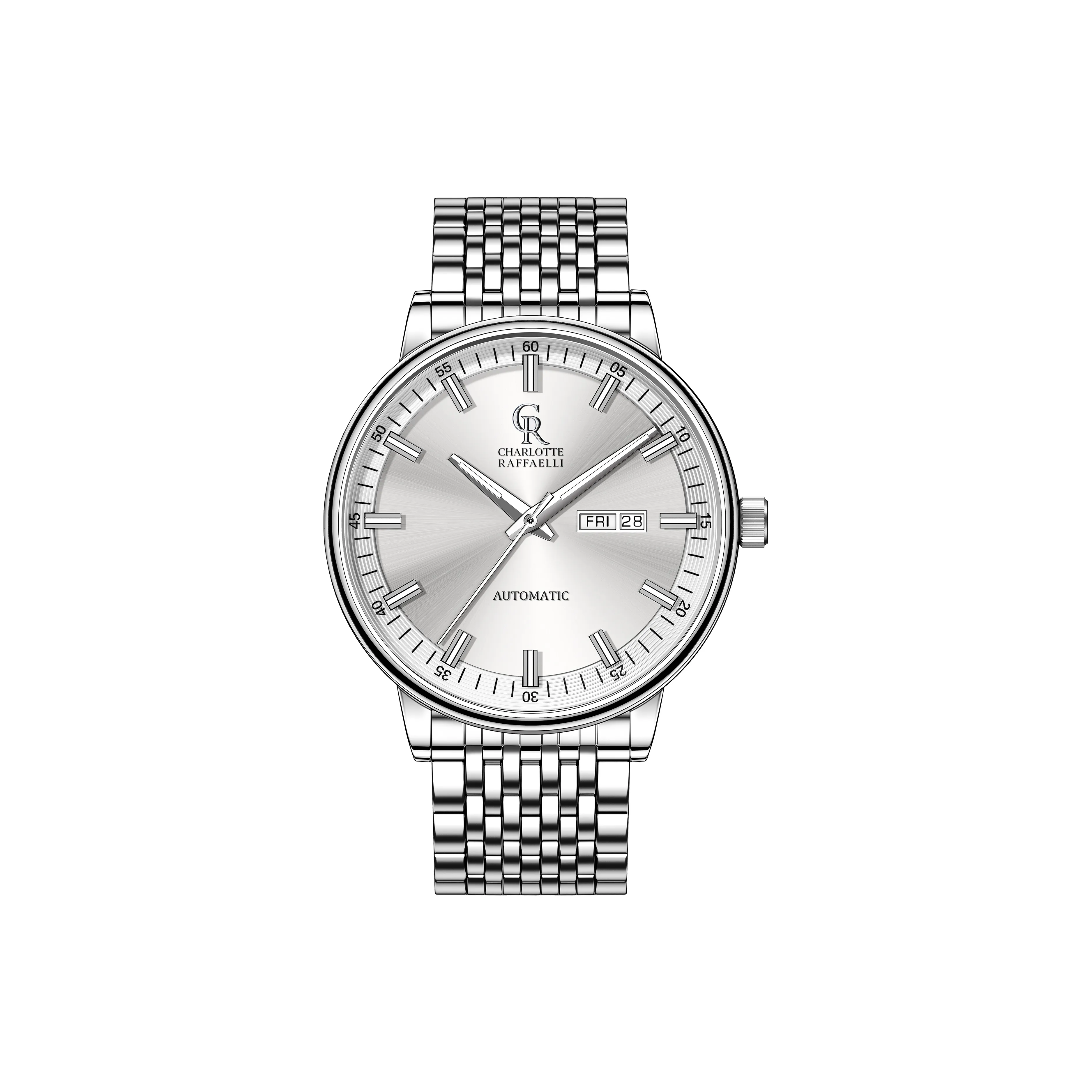 CHARLOTTE RAFFAELLI Автоматический Механический Часы Мужские Серия The Heart of Machinery 42 мм Черные