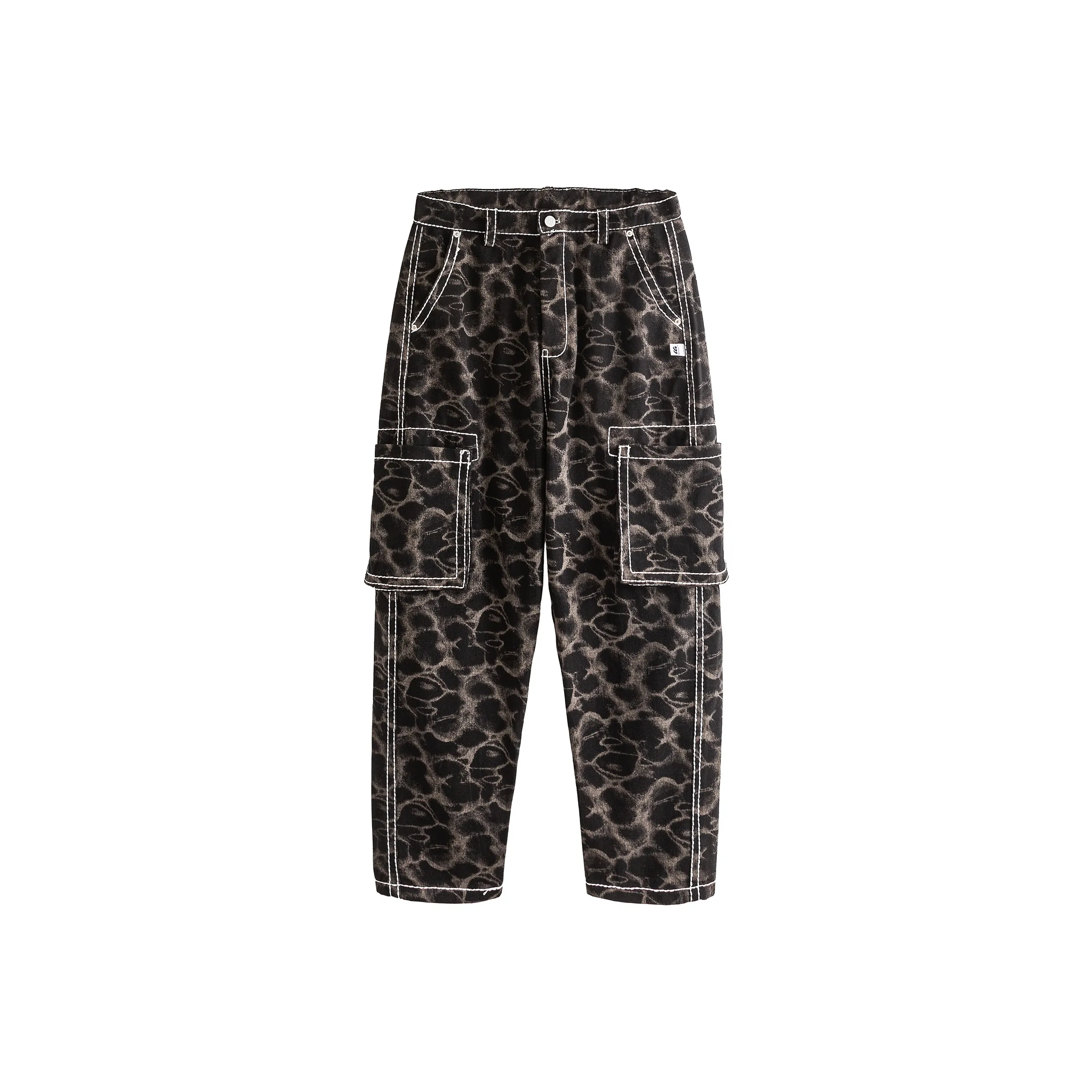 ME DA IGUAL Джинсы Мужские с Леопардовым Принтом