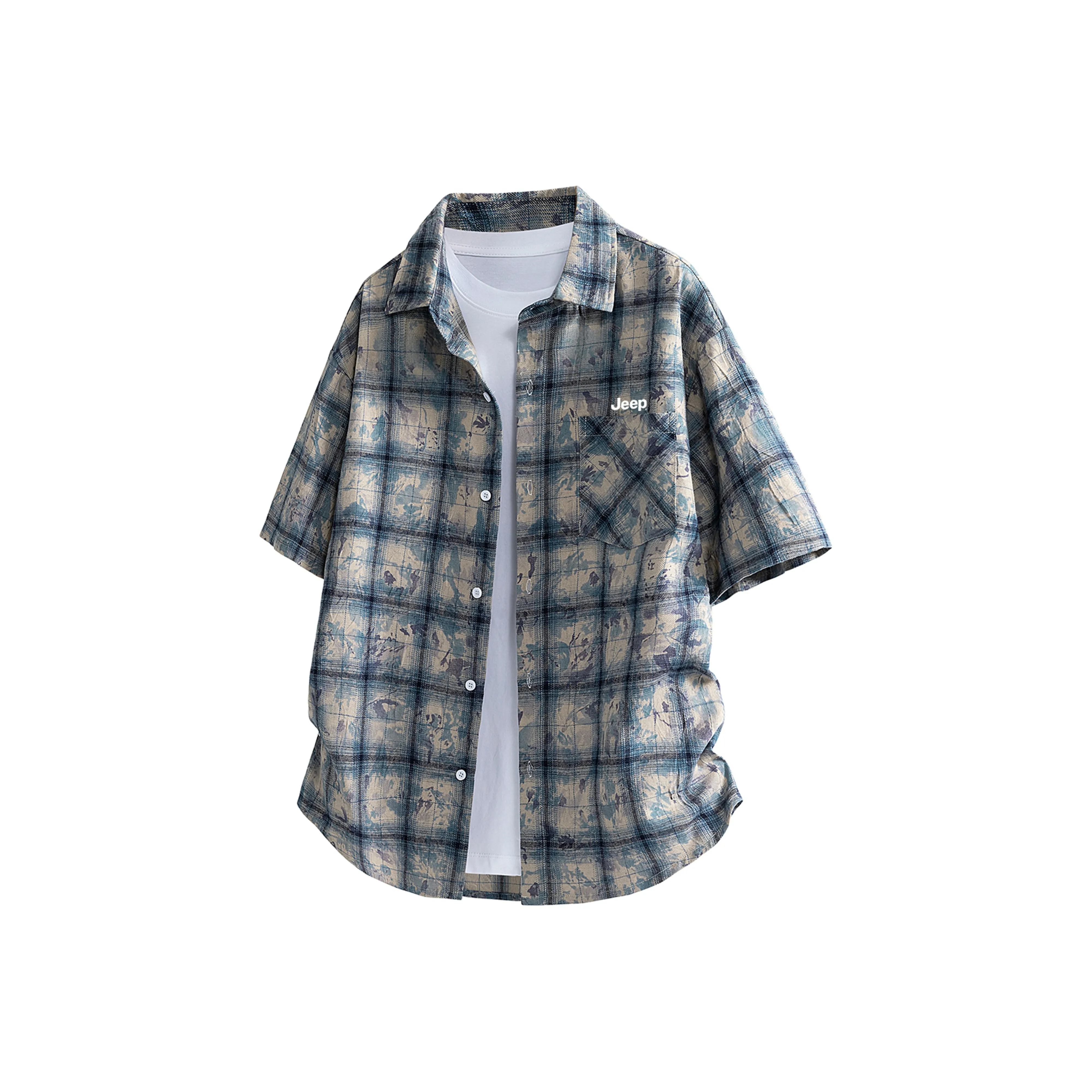 JEEP Озерно-голубой Унисекс Рубашки
