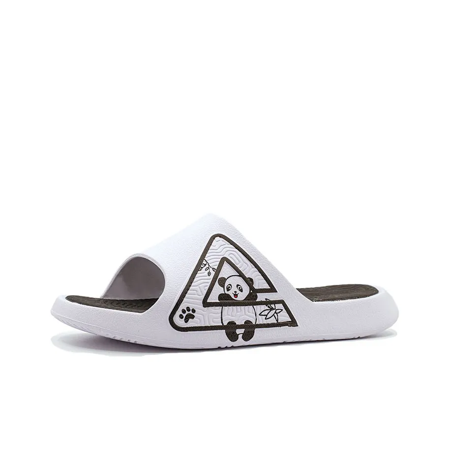 PEAK State Pole Classic Drag Slip Resistant Massage Cushioning Slide Slippers Unisex Black White