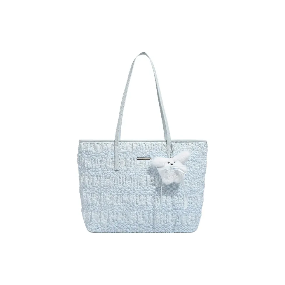 MARKANGARO ПУ (полиуретан) Сумка-тоут Сумка через плечо Женская Небесно-голубая