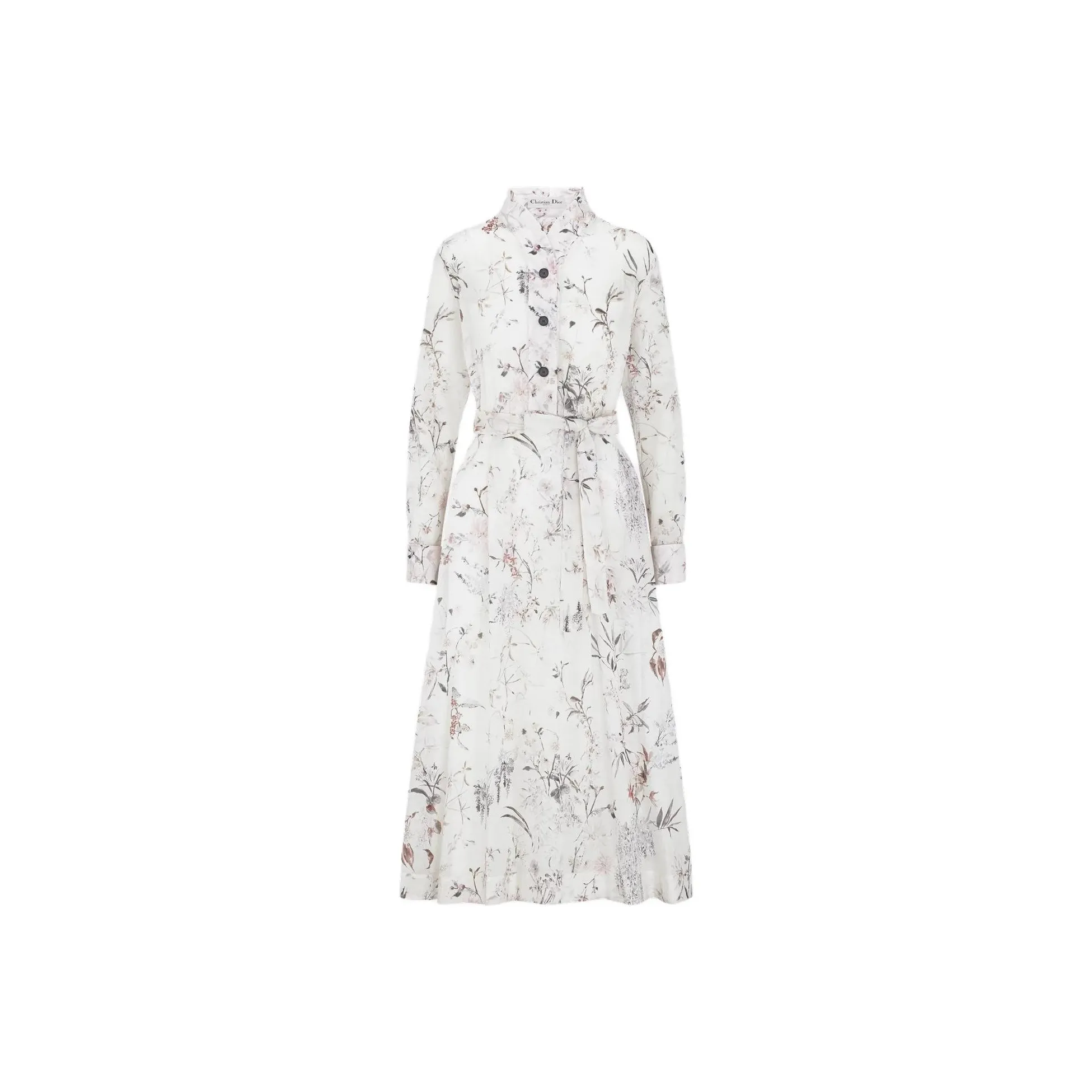 DIOR Long Sleeved Dress Women's White