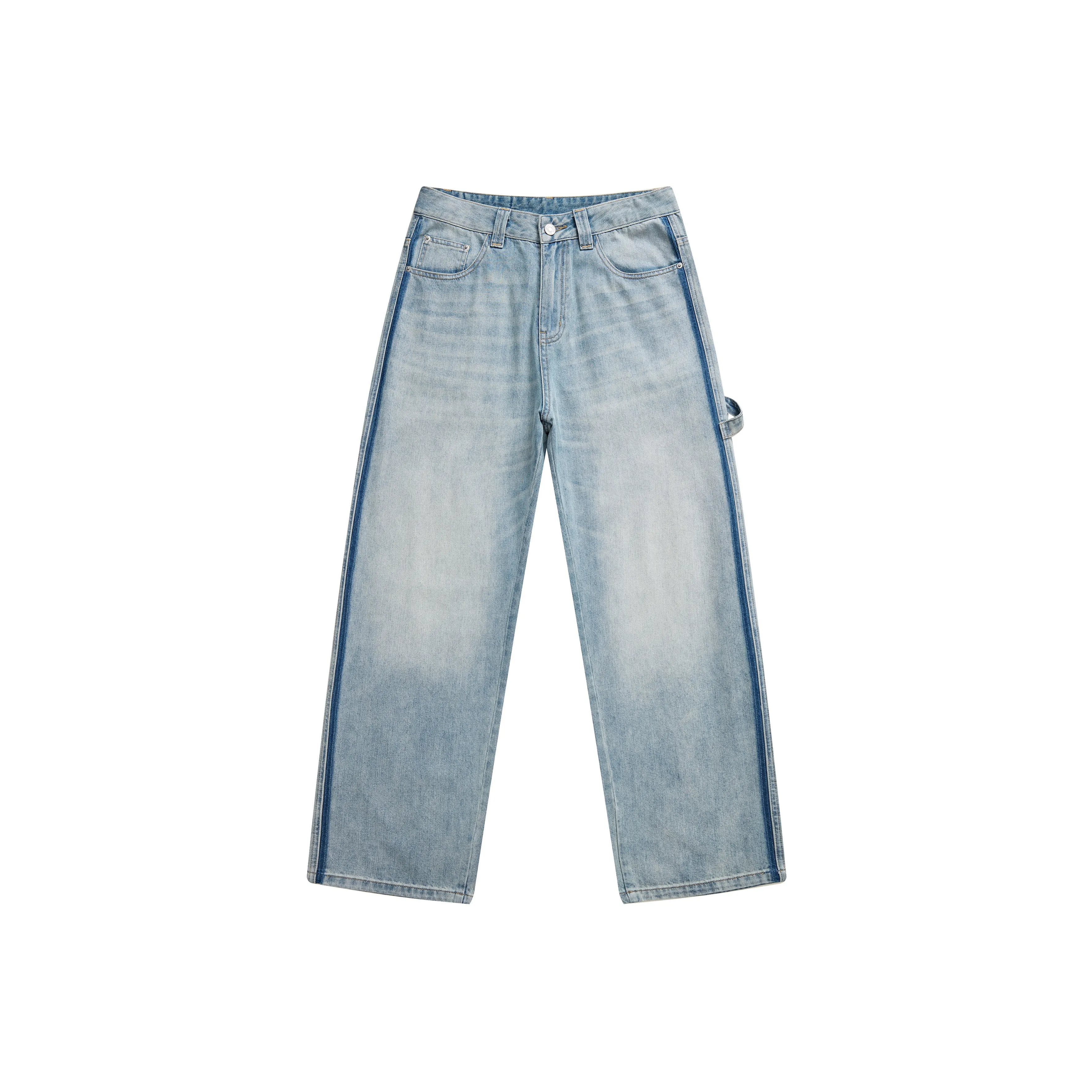 MISS FLY Синий Унисекс Джинсы