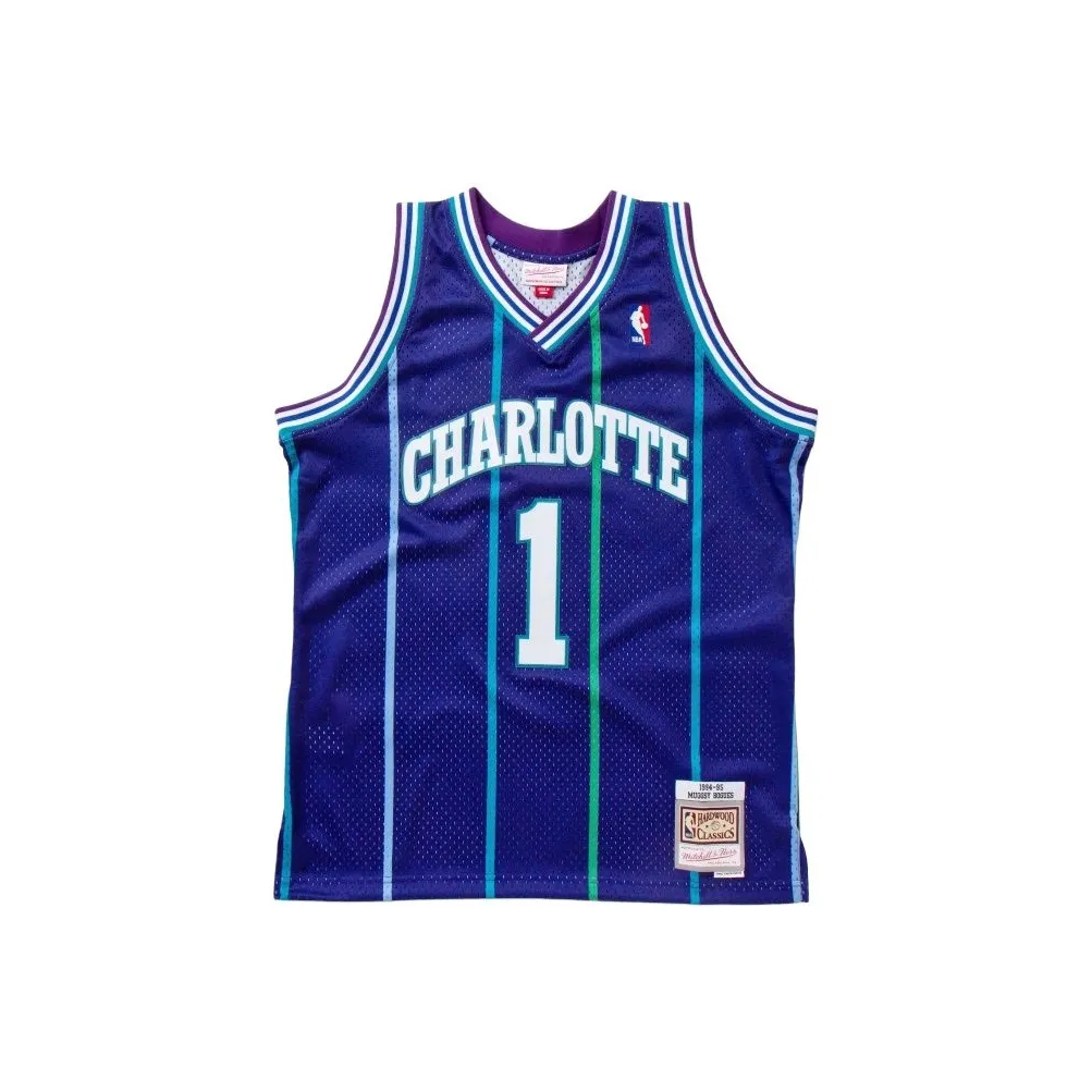 Mitchell & Ness X Nba Hornets 94 Muggsy Bogues Swingman Alternate Tank Top